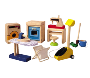 אביזרים לבית בובות מעץ ענטל