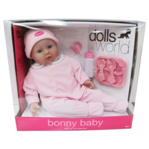 בובה + מוצץ עם אוברול 46 ס"מ עולם הב-בובה סקאל