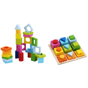 פאזל צורות גיאומטרי פוקסמינד