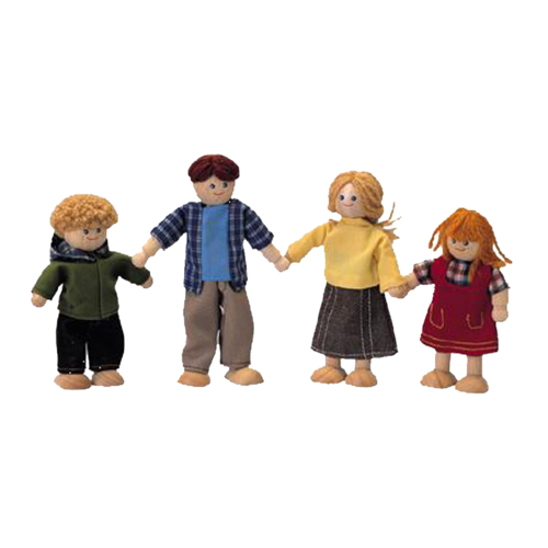 משפחת בובות מעץ ענטל