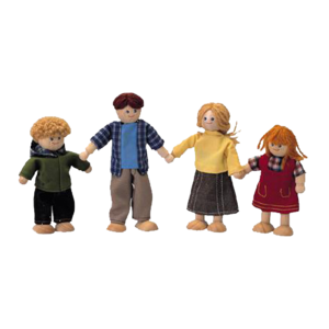 משפחת בובות מעץ ענטל