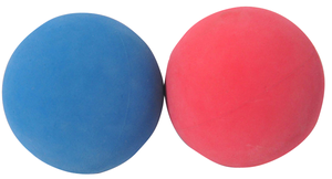 כדור גומי סקווש אמריקאי גודל 6 ס"מ אדום/כחול Pace