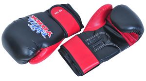 כפפות איגרוף סינטטי אדום YORK 10