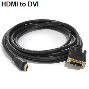כבל חיבור HDMI to DVI, אורך 1.8 מטר