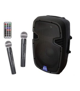 רמקול עם מיקרופונים אלחוטיים BTS