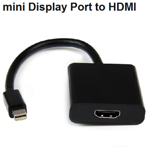 מתאם חיבור mini DP to HDMI, אורך 10 ס"מ