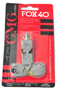 משרוקית + שרוך דגם FOX CMG קרטון אדום