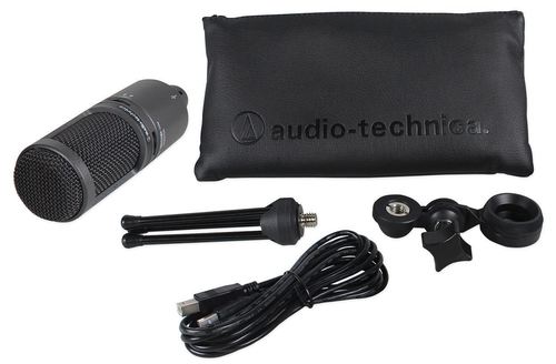 מיקרופון קונדנסר AUDIO TECHNICA  AT2020USB+ Cardioid Condenser