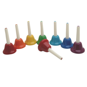 סט 8 פעמוני יד מכוונים חלילית