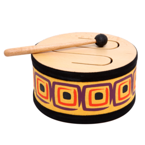 תוף לשוניות עץ חלילית