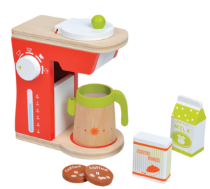 סט מכונת קפה - עץ ללין ענטל