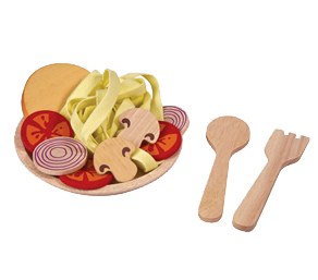 סט ספגיטי - עץ ממוחזר ענטל