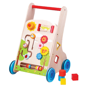 הליכון פעילות מעץ ללין טבעי ענטל