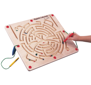 לוח מבוך מגנטי גדול עם רגליים  ענטל