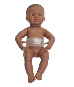 בובה אנטומית בת כהה 42 ס"מ גילגן