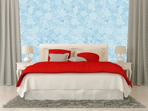 טפט קיר פתולים בכחול