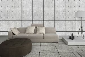 קיר טקסטורה לוחות בטון