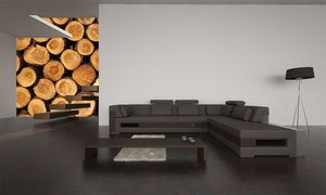 קיר בולי עץ