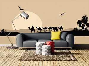 קיר צעידת הגמלים במדבר