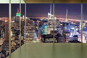 קיר מבט מהקומה העליונה