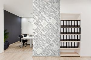 קיר כיתוב מודעות שחור לבן