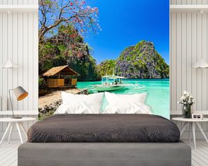 טפט קיר הסירה בלגונה