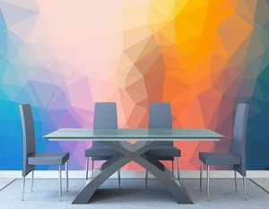 טפט קיר צבעוניות בהדרגה