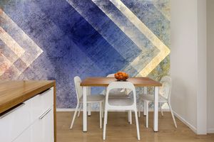 טפט קיר הפונה ימינה... בגוונים של כחול