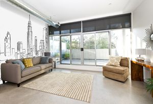 טפט קיר רישום מגדלים.