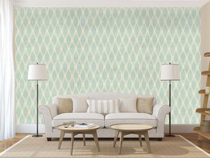 טפט Pattern בתכלת ולבן