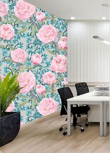 קיר השושנים הורודים