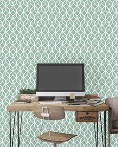 טפט Pattern העלים בקטן בגוון בהיר.