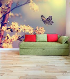 קיר צילום הפרפר והשקדיה.