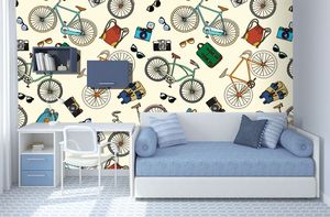 קיר תרשים איור לציוד מה לא לשכוח.. לרכיבת אופניים בשטח.