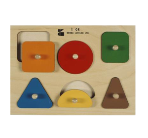 פאזל צורות גיאומטריות דורון לילד