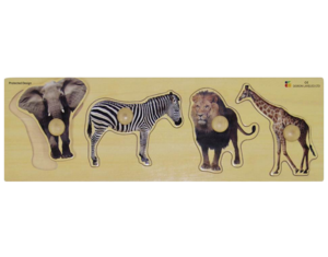 פאזל ענק לפעוטות חיות בר ריאלי דורון לילד