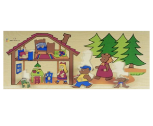 פאזל אגדות ענק שלושת הדובים דורון לילד