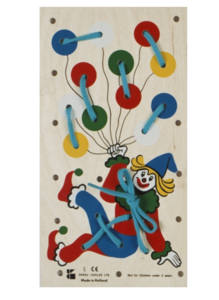 תמונת השחלה צבעונית ליצן דורון לילד