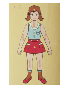 פאזל גוף גדול ילדה דורון לילד