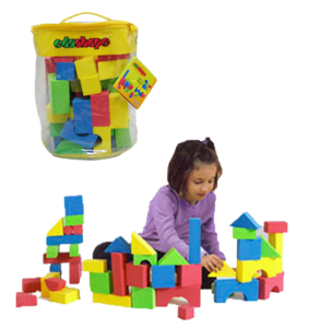 קוביות סול רכות צבעוניות 80 יחידות פיירפליי