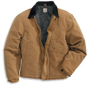 EJ022 ז'קט מסורתי מבד סנדסטון חום קארהארט® ®Carhartt