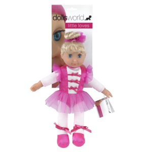 בובה רכה בלרינה 36 ס"מ סקאל