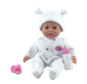 בובה אוצר קטן 36 ס"מ בגד לבן סקאל