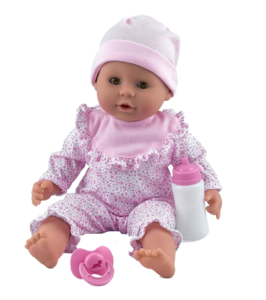 בובה אוצר קטן 36 ס"מ בגד ורוד בהיר סקאל