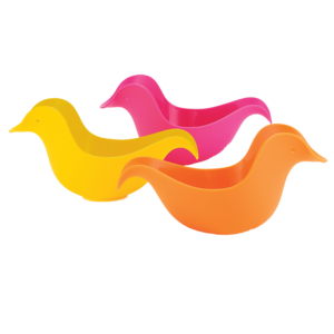 שלישיית ברווזים למקלחת סקיפ הופ ורוד צהוב וכתום אסקימוס