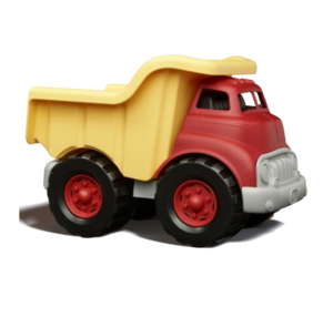 משאית גב מתרומם צהוב אדום אסקימוס