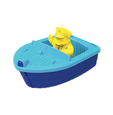 סירת מירוץ כחולה אסקימוס