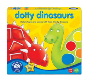 משחק קופסא התאמת צורות וצבעים דינוזאורים אסקימוס