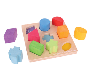 משחק התאמת צורות מעץ אסקימוס