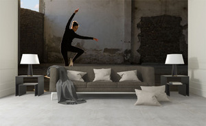 קיר הרקדנית במבנה הישן